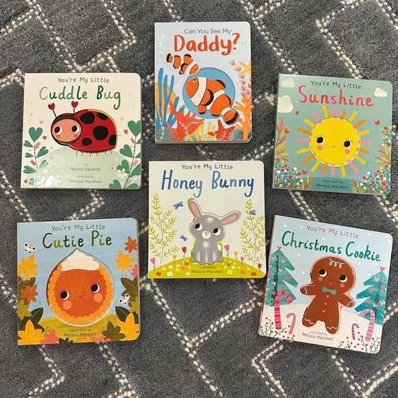 Other - Set of 6 Cute Children's Board Books — Colorful Nursery Themes